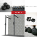 TGrip Commercial 4' Wall Mount Rig Weight Set - 3x3 Steel - Functional Multi-Grip Pull-Up - Sandwich Style J-Hooks - Sweatfully