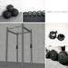 TGrip Basic Commercial 4 Post Rack Complete Kit- 3x3 Steel - Sweatfully