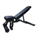 Flat Incline Decline Bench - Muscle D Fitness - 11 Gauge Steel - Commercial Upholstery - Decline Abdominal Trainer - Sweatfully