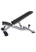 Flat to Incline Bench - Muscle D Fitness - 11 Gauge Steel - Commercial Upholstery - Seat and Back are Adjustable - Sweatfully