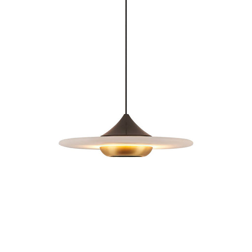 Flying Saucer Alabaster Pendant Lamp - Sweatfully
