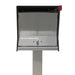 The Original Retrobox in JET BLACK - Modern Mailbox - Sweatfully