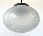 Authentic 1940's Frosted Cut Glass PENDANT Light - Sweatfully