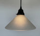 Modern Holophane PENDANT Light - Frosted - Sweatfully