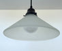 Modern Holophane PENDANT Light - Frosted - Sweatfully