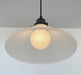 Modern Holophane PENDANT Light - Frosted - Sweatfully