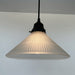Modern Holophane PENDANT Light - Frosted - Sweatfully