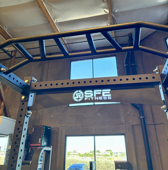 SFE Commercial Full Power Rack (Squat Rack) with Weight Storage (New) - Sweatfully