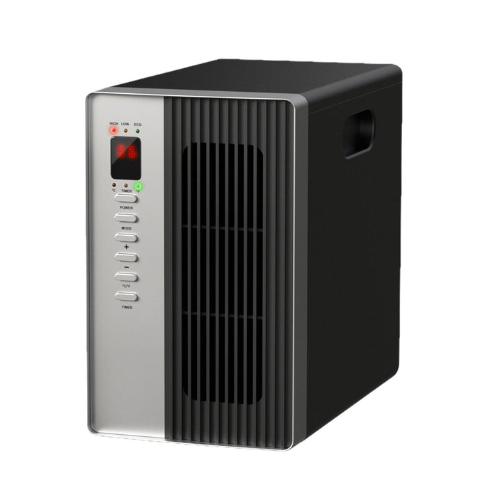 1500W Electric Infrared Quartz Space Thermostat Heater with LED Display and Remote - Sweatfully
