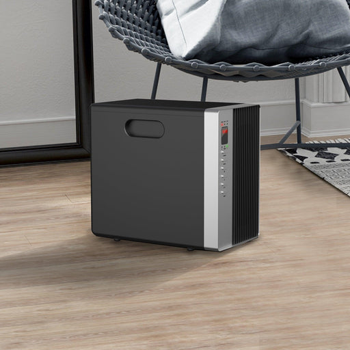 1500W Electric Infrared Quartz Space Thermostat Heater with LED Display and Remote - Sweatfully