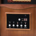 1500-Watt Electric Cabinet 4 Quartz Infrared Heater Wood with LED Digital Screen, Remote Control and Timer - Sweatfully