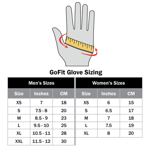 Go Grip Full Finger Training Glove - Sweatfully