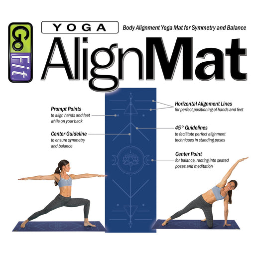 Yoga AlignMat™ - Blue - Sweatfully