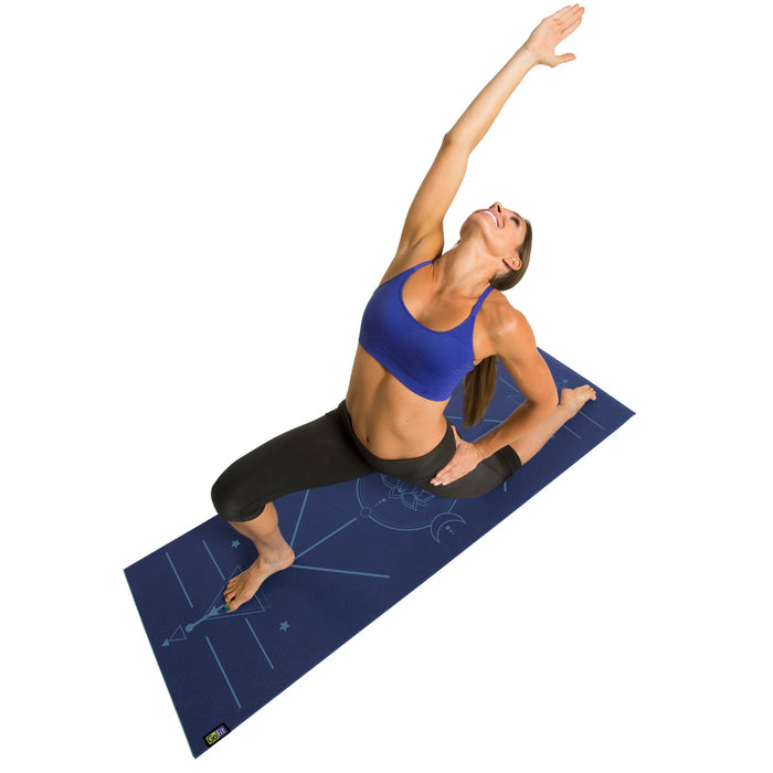 Yoga AlignMat™ - Blue - Sweatfully
