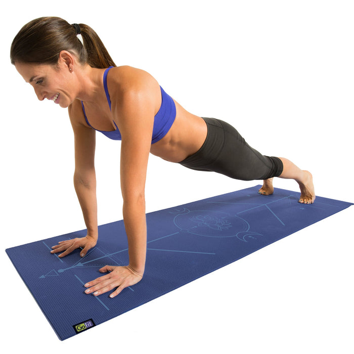 Yoga AlignMat™ - Blue - Sweatfully