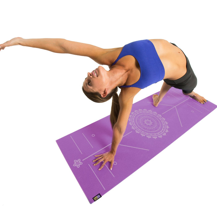 Yoga AlignMat™ - Purple - Sweatfully