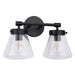 Gleam Modern Farmhouse 2-Light Vanity Light - Sweatfully