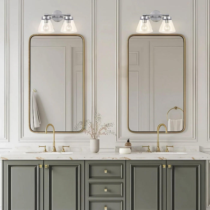 Gleam Modern Farmhouse 2-Light Vanity Light - Sweatfully