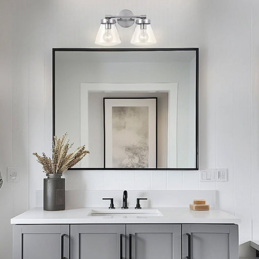 Gleam Modern Farmhouse 2-Light Vanity Light - Sweatfully