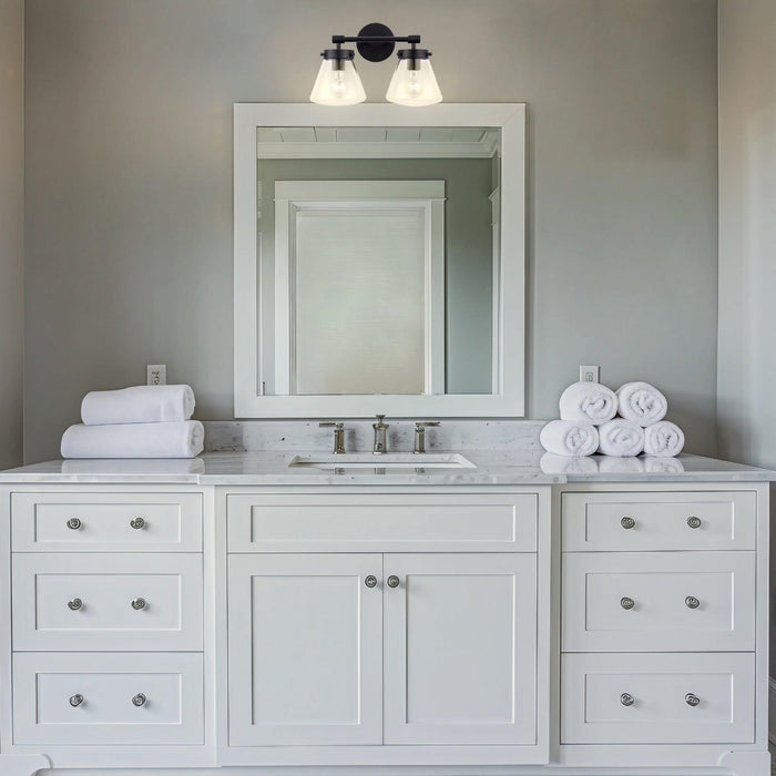 Gleam Modern Farmhouse 2-Light Vanity Light - Sweatfully