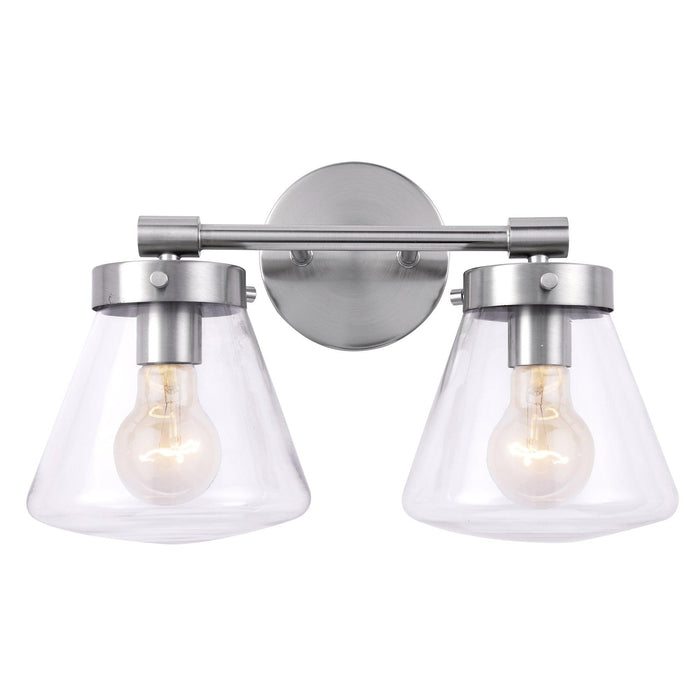 Gleam Modern Farmhouse 2-Light Vanity Light - Sweatfully