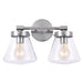 Gleam Modern Farmhouse 2-Light Vanity Light - Sweatfully