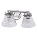 Gleam Modern Farmhouse 2-Light Vanity Light - Sweatfully