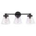 Gleam Modern 3-Light Dimmable Vanity Light - Sweatfully