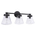 Gleam Modern 3-Light Dimmable Vanity Light - Sweatfully