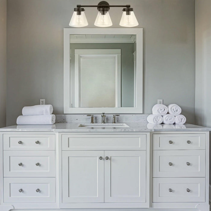 Gleam Modern 3-Light Dimmable Vanity Light - Sweatfully