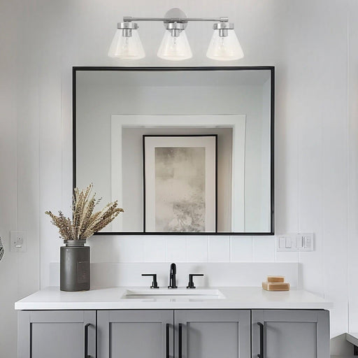 Gleam Modern 3-Light Dimmable Vanity Light - Sweatfully