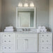 Gleam Modern 3-Light Dimmable Vanity Light - Sweatfully
