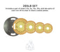 Cast Iron 45lb And Calibrated Solid Steel Weight Plate Sets - Sweatfully