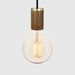 Gaia Pendant Light in Walnut - Sweatfully