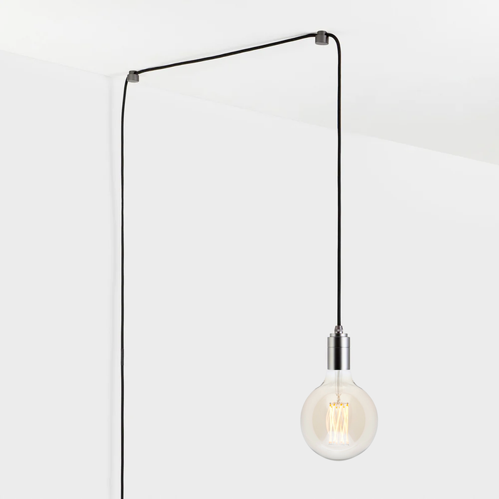 Gaia Plug-In Pendant in Graphite - Sweatfully