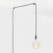 Gaia Plug-In Pendant in Graphite - Sweatfully