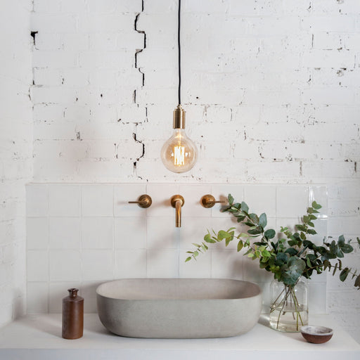 Gaia Pendant Light in Brass - Sweatfully