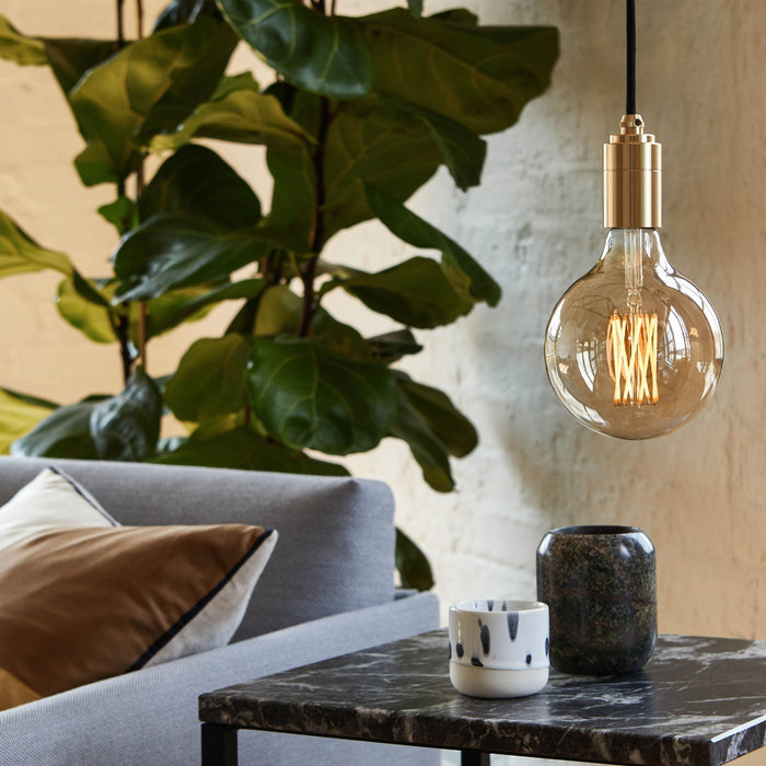 Gaia Pendant Light in Brass - Sweatfully