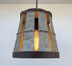 Galvanized Open Weave INDUSTRIAL Pendant Light - Sweatfully