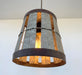 Galvanized Open Weave INDUSTRIAL Pendant Light - Sweatfully