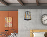 Galvanized Open Weave INDUSTRIAL Pendant Light - Sweatfully