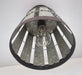 Galvanized Open Weave Basket Ceiling Light - Sweatfully
