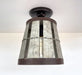 Galvanized Open Weave Basket Ceiling Light - Sweatfully