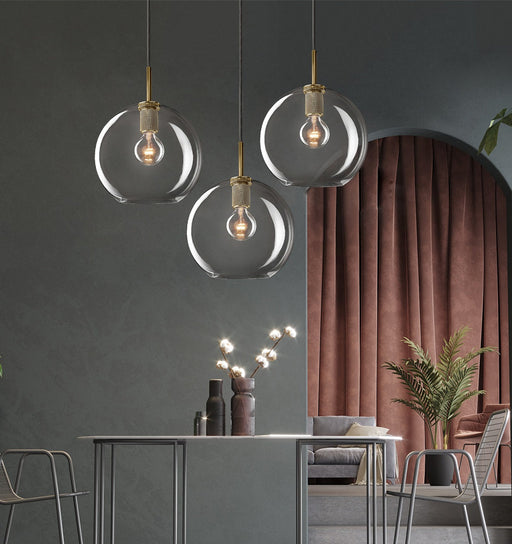 Glass Shaded Pendant Light - Sweatfully