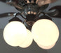 Modern Milk Glass Ceiling Fan LIGHT KIT - Sweatfully