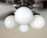 Modern Milk Glass Ceiling Fan LIGHT KIT - Sweatfully