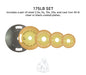 Cast Iron 45lb And Calibrated Solid Steel Weight Plate Sets - Sweatfully