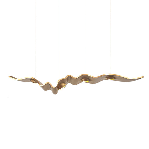 Gold Ribbon Chandelier - Sweatfully