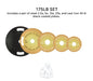 Cast Iron 45lb And Calibrated Solid Steel Weight Plate Sets - Sweatfully
