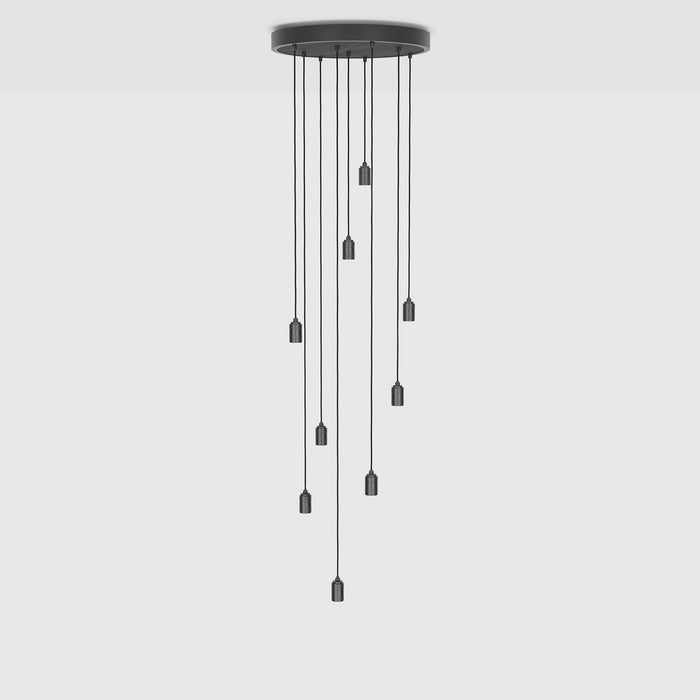 Nine Pendant in Graphite - Sweatfully